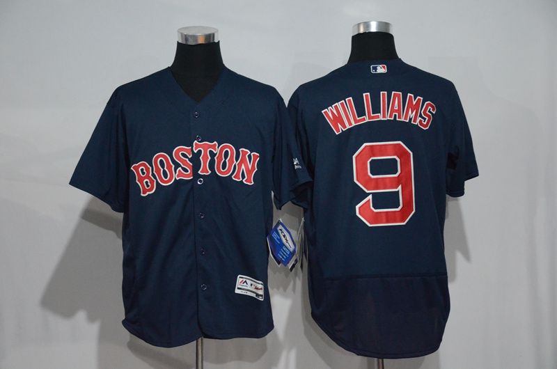Men Boston Red Sox #9 Ted Williams Blue Elite MLB Jerseys